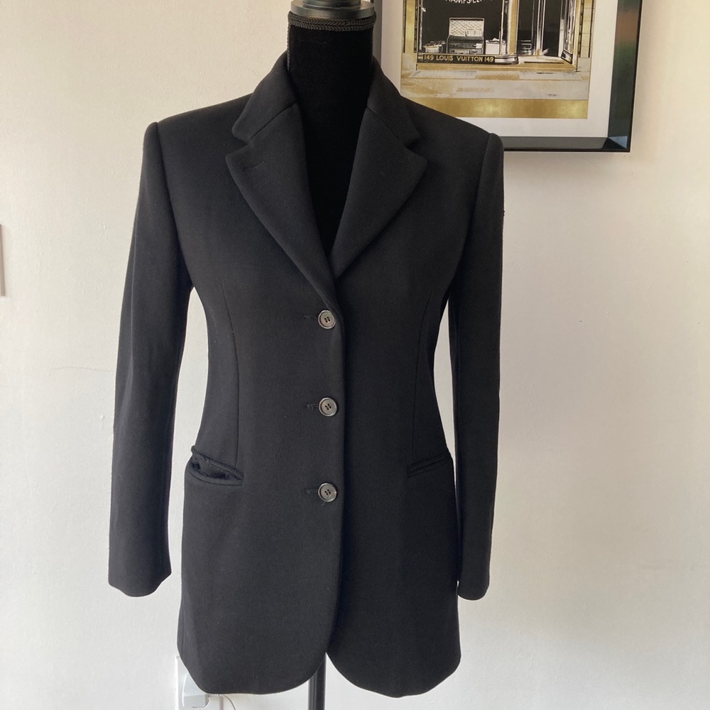 Women’s Prada black wool blazer!